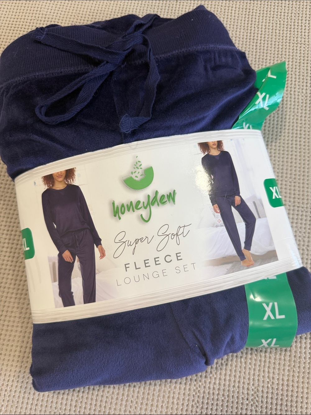 Honeydew Intimates purple Fleece Super Soft Lounge Set - XL